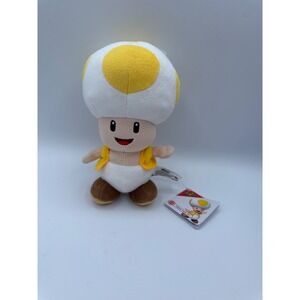 Little Buddy Super Mario Plush Toy Unisex Small Yellow New Toad 32 Collectible